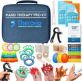 Theravio Pro Hand Therapy Kit with Grip Strength Trainer, Finger Strengthener, Hand Exercise balls For Arthritis, Hand Exerciser For Carpal Tunnel, Hand Gripper Strengthener For Physical Therapy