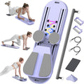 Pilates Reformer Set, Pilates Board for Home Workout, 2025 Upgrade Multifunctional Foldable Pilates Reformer Board for Women Home Office Use