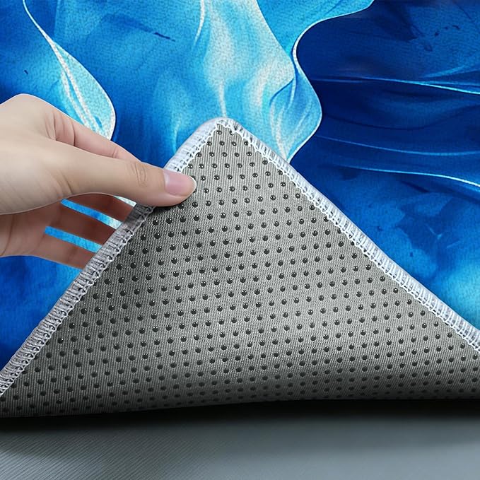 Yoga Mat Towel,Hot Yoga Towel High-Definition Pattern,Machine Washable with Ultra-Absorbent Yoga Towels for Hot Yoga Non Slip for Fitness,Exercise,Pilates,72 x 27 in,Ink Wash
