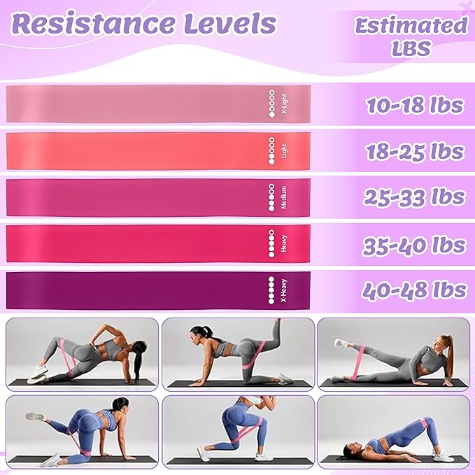 Pilates Equipment Set for Women - 12PCS Pilates Starter Accessories Kit with 10'' Ball, Magic Circle, Yoga Ring, Resistance Bands, Stretching Strap for Home Workout Exercise Beginner Essentials