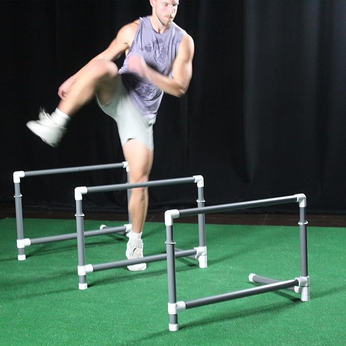 Prism Fitness Fixed Height Smart Hurdles, Set of 6