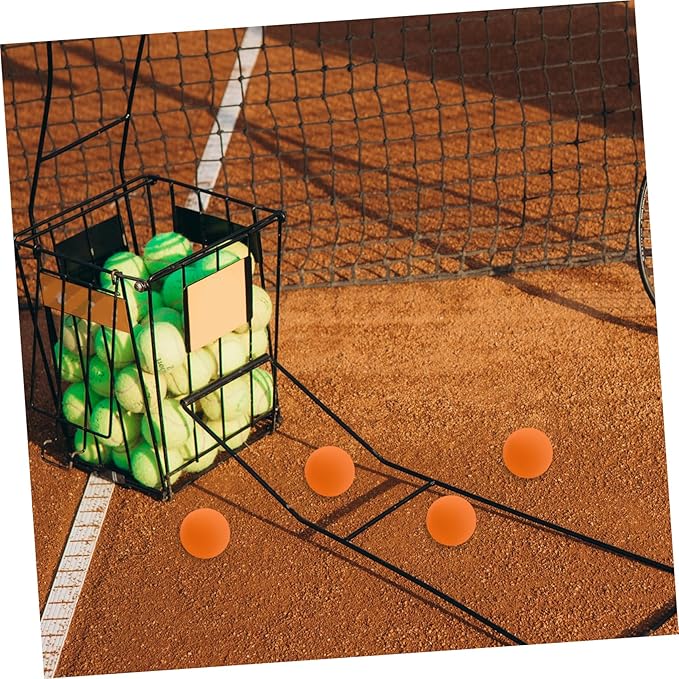 KICHOUSE 4pcs Squash Training Balls High Bounce Rubber Reaction Balls for Racquetball Accessories Boys and Girls Adults Professional Training Equipment