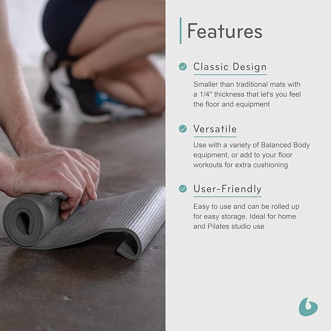 Balanced Body Bundle - Pilates Arc Step Barrel, Mini Mat for Pilates at Home