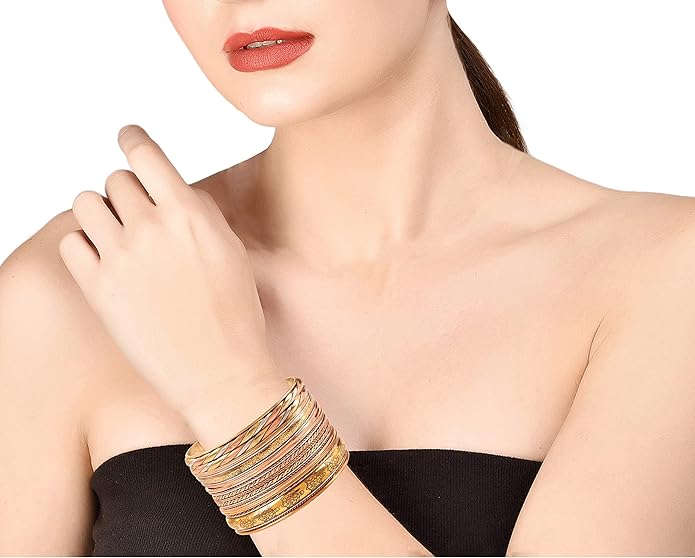 Copper Bracelet Tibetan Style. Hand Forged with Solid and High Gauge Copper Jewelry Cuff for Women Men. Combo of Different Designs