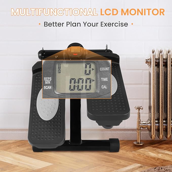 Signature Fitness Stair Stepper for Home Exercise, Portable Stepper Machine Capable of Full-Body Exercise, Low Noise and Smooth, Multiple Options