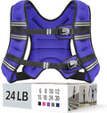 Weighted Vest for Women & Men with Reflective Stripe and Adjustable Buckle, Comfortable & Durable Rucking Vest for Walking, Running & Strength Training