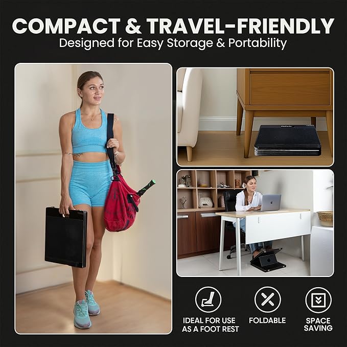 14" Premium Slant Board for Calf Stretching & Exercise with Bonus Muscle Roller – Velour Incline Board, Calf Stretcher & Stretch Mobility Board for Deep Stretch, Physical Therapy & Fitness Training