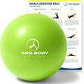 ProBody Pilates Ball 9 Inch - Small Exercise Ball for Stability, Barre, Core, Ab Workouts, Yoga, & Physical Therapy
