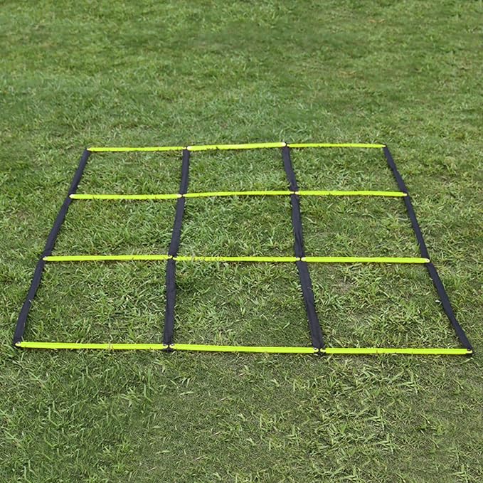 Multifunctional 9 Grids Agility Ladder for Sports Training Fitness and Footworks Drill Agility Train Enduring Balances Cores Skill Development