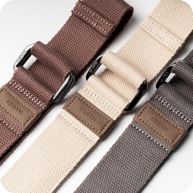 WeGym Yoga Straps, Adjustable Strap for Stretching at Home, Essential Accessories for Yoga, Pilates, Physical Therapy, Mobility Workouts