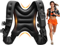 Renoj Weighted Vest for Women Men: Available in 6lb/8lb/10lb/11lb/12lb/14lb/16lb/20lb Fixed Weights for Walking, Running, Training, Exercise, Weight Loss - With Reflective Strips and Storage Pocket