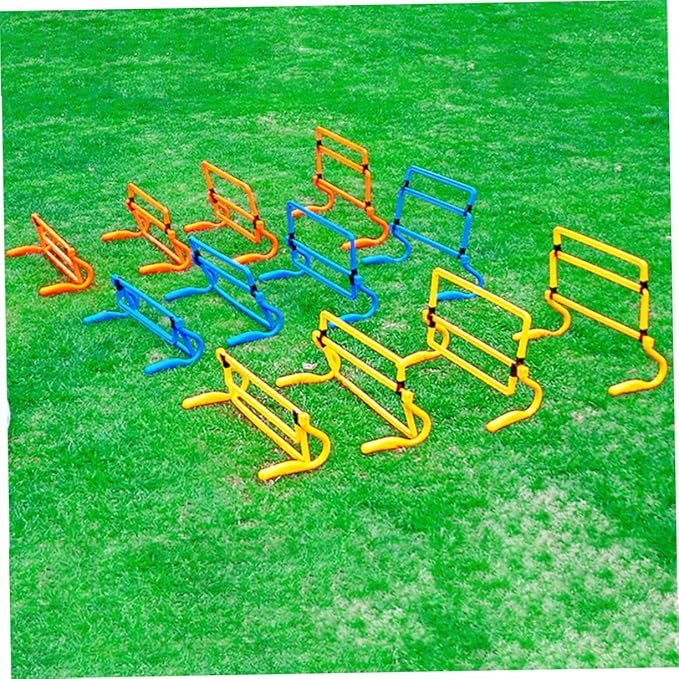 POPETPOP Removable Soccer Training Hurdles Agility Exercise Equipment for Sports Football Field Barriers for Enhanced Speed Coordination Orange
