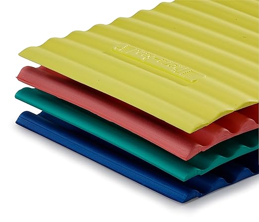 THERABAND Foam Roller Wrap, Fits Around Standard 6" Diameter Foam Rollers, Ridged Texture to Better Roll Out Muscles, Helps with Injury Prevention and Recovery, Blue, Extra Firm, Advanced