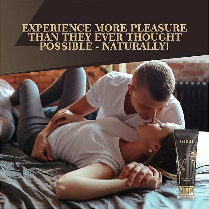 Med3000 Gold ED Dysfunction Topical Cream for Men to Get Hard – Fast-Acting Booster for Men, 2.0 Fl Oz