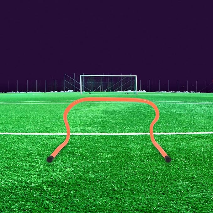 2pcs Plastic Agility Hurdles 23cm Wear-Resistant Running Training Equipment for Football Basketball Speed and Agility Practice