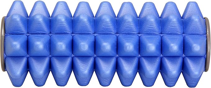 Fitness Mad Mini Massage Foam Roller, On-The-Go Myofascial Release, Travel Size, 16cm x 6,5cm, Portable Pain Relief for Tight Muscles
