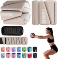 SPORTBIT Wrist and Ankle Weights for Women - Set of 2 (1lb Each) Wearable Ankle & Wrist Weights - Leg & Arm Bands, Silicone Weighted Bracelets for Workout, Walking, Running, Yoga, Pilates