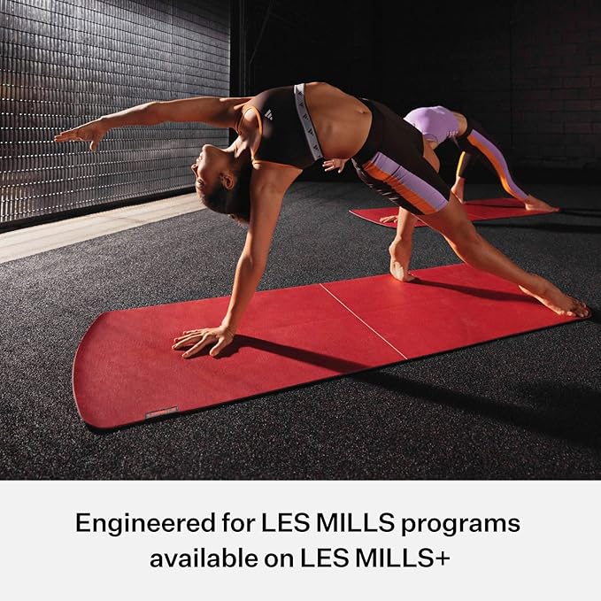 Les Mills™ MBX MAT™ Dual Sided Exercise Mat For Yoga and Dynamic Exercise Training At Home and Gym Use