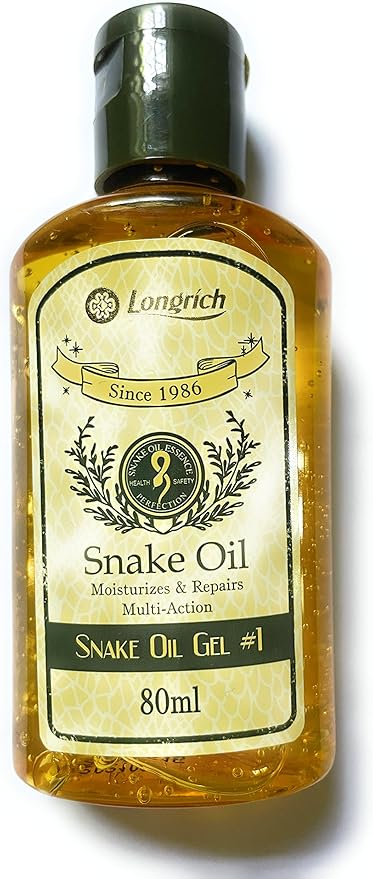 Longrich Snake Oil Gel- Massage Oil/ Lotion 80ML, Gold