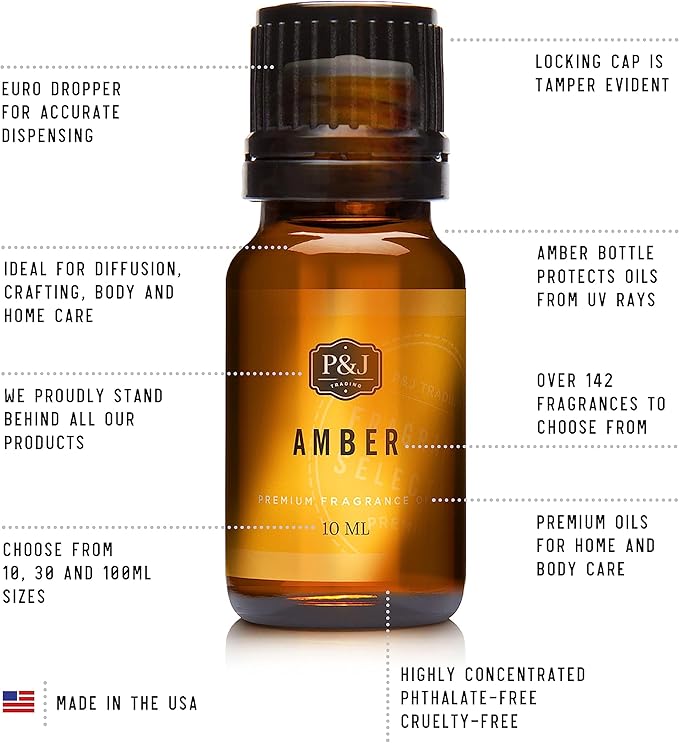 P&J Trading - Rosemary Scented Oil 10ml - Fragrance Oil for Candle Making, Soap Making, Diffuser Oil