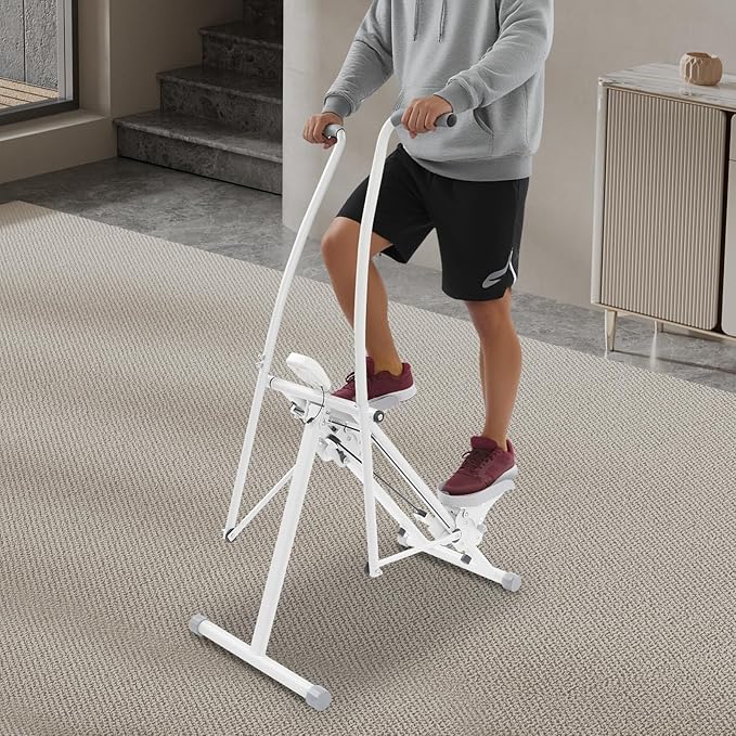 Stair Stepper, Stair Climber with 3-Angle Pedals and Fitness Tracker, 220Lbs Load-Bearing Capacity, for Home Gym, Bedroom, Corners of The Living Room