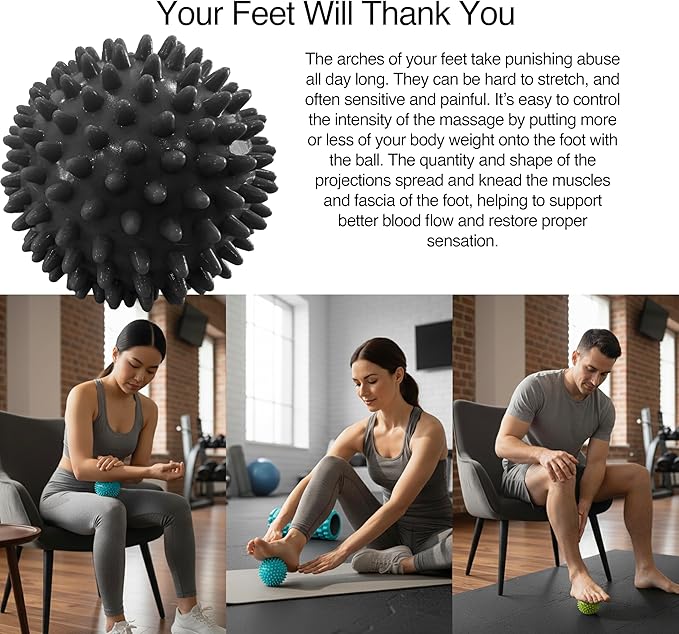 321 STRONG 5 in 1 Foam Roller Set with Hollow Core Deep Tissue Massager, Muscle Roller Stick, Stretching Strap, Spikey Plantar Fasciitis Ball, and Carry Bag, with 4K eBook