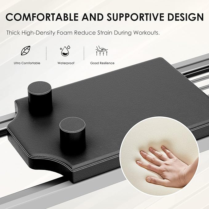 SogesHome Foldable Pilates Reformer Machine for Home Gym, Compact Fitness Reformer with Resistance Springs, Full Body Workout Equipment for Core Strength, Flexibility, Weight Loss, Stability