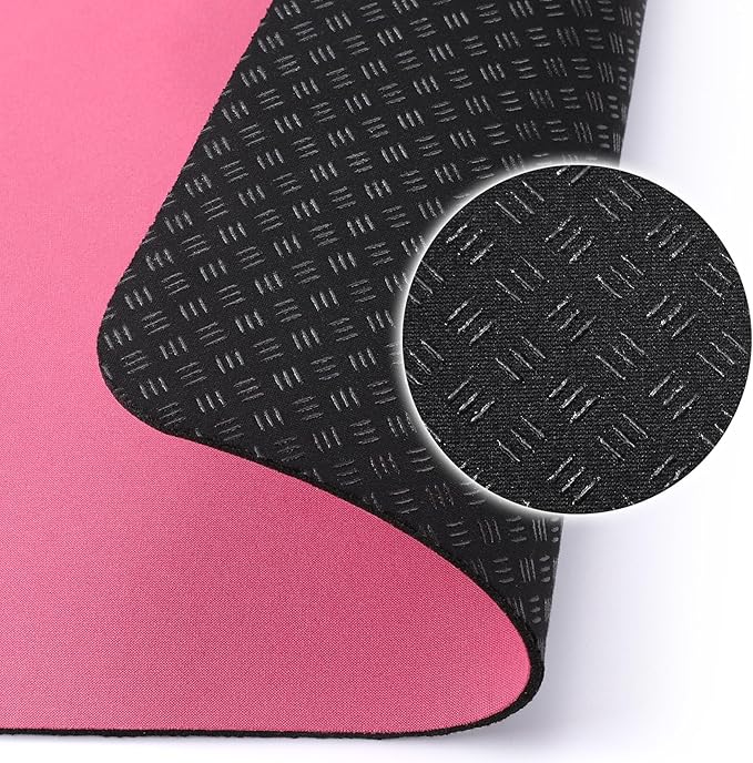 TOBWOLF Non-Slip Workout Mat for Ellipse Leg Exerciser, Ellipse Machine Mat, Exercise Mat for Under Desk Ellipticals, Suitable for Electric Seated Foot Pedal Exerciser, Stability & Floor Protection