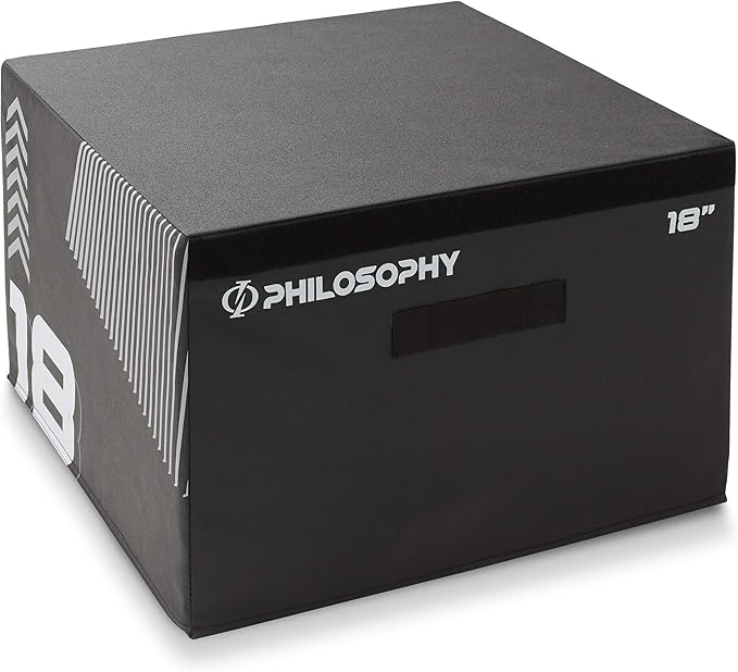 Philosophy Gym Soft Foam Plyometric Box - Jumping Plyo Box for Training and Conditioning