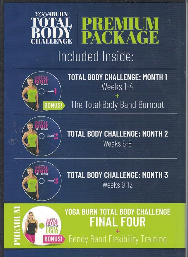 Yoga Burn Total Body Challenge + Yoga Band