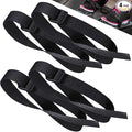 Rowing Machine Adjustable Foot Straps Compatible With Concept 2 Rower Fitness, 4 Pack Replacement Reusable Straps