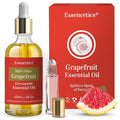 4 oz Grapefruit Essential Oil Organic - 100% Natural - Infused with Olive & Sunflower Oils - Therapeutic Grade Grapefruit Oil for Skin, Hair Care, Aromatherapy & Diffuser