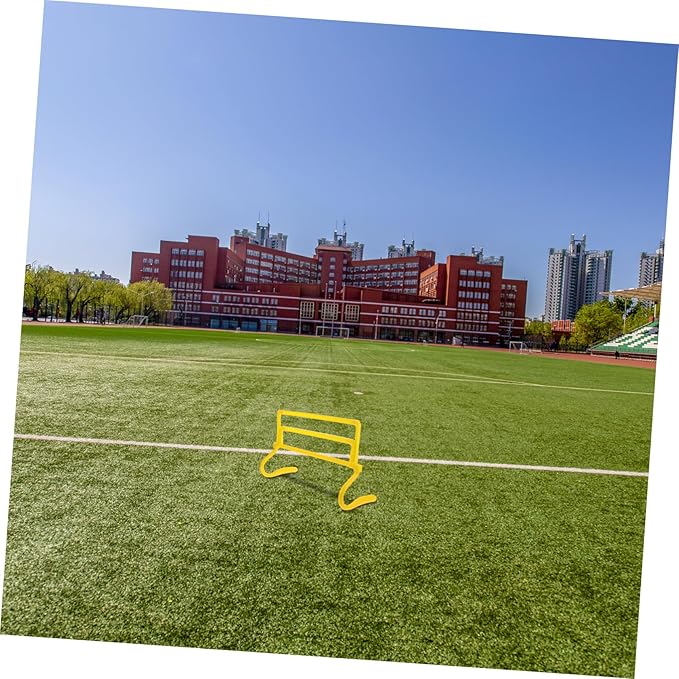 SUPVOX Adjustable Height Football Agility Hurdles Portable Training Equipment for Athletes Speed Hurdles Sturdy Base