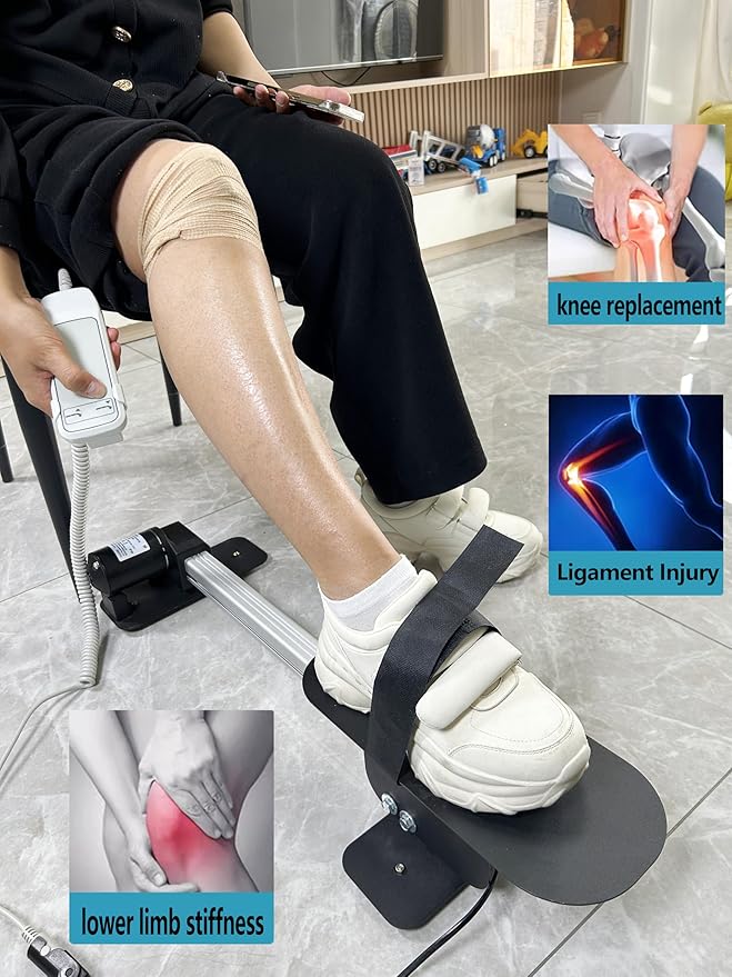 Electric Knee Glide for Knee Replacement Recovery Aids Kit Knee Therapy Exercise Strengthening Equipment for PCL ACL MCL Knee Surgery Before and After,FSA/HSA Eligible 2