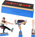 EVERYMATE Squat Block Athletic Balance Trainer for Stretching, Fitness, and Physical Therapy, Improve Balance, Stability, and Athletic Performance, Home Gym and Personal Training Equipment