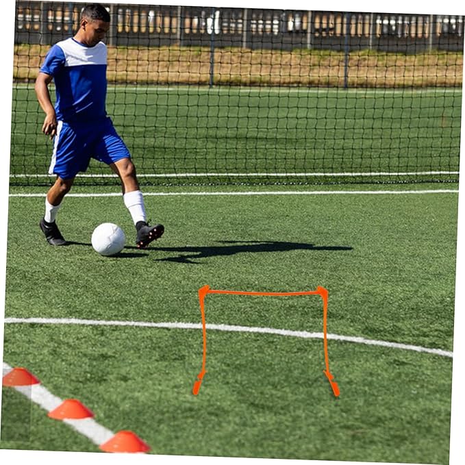 Soccer Training Hurdle Set 3-Stage Adjustable Plastic Boys and Girls Speed Hurdle Agility Training Aid