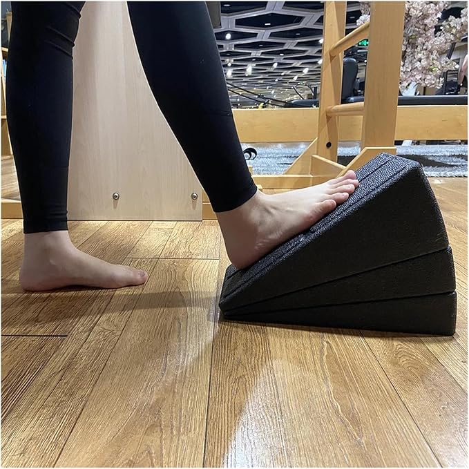 Yoga Wedge Stretch Slant Boards Adjustable Tilt Slanting Board Squat Wedge Block Improve Lower Leg Strength(2pcs 8.5)