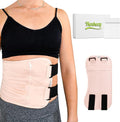 Castor Oil Pack Wrap for Stomach - Caster Oil Wrap for Liver Detox and Cleansing with Extra Pouch for Ice or Heating Pad - Soft Cotton, Reusable and Mess-Free (Castor Oil Not Included)