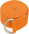 Yoga Strap for Stretching, Athletic Stretch Band with Adjustable Metal D Ring Buckle Yoga Bands