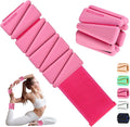 Ankle Weights for Women Wrist Weights Set of 2 (1 lb/2 lb Each) Adjustable Arm Leg Weight for Womens Men Suitable for Walking Swimming Running Pilates Yoga Gym