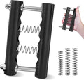 Stainless Steel Hand Gripper Strengthener, 8-142 kg Adjustable Hand Grip Strength Trainer, Forearm & Wrist Strength Training for Athletes, Rock Climbers, Rehabilitation