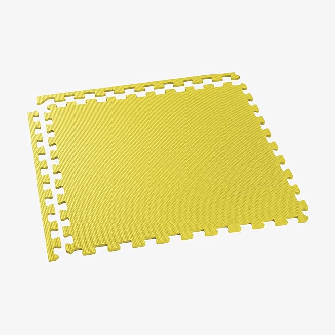 We Sell Mats 3/8" Thick Multipurpose EVA Foam Exercise Floor Mat, Interlocking Tiles, Anti-Fatigue for Home or Gym