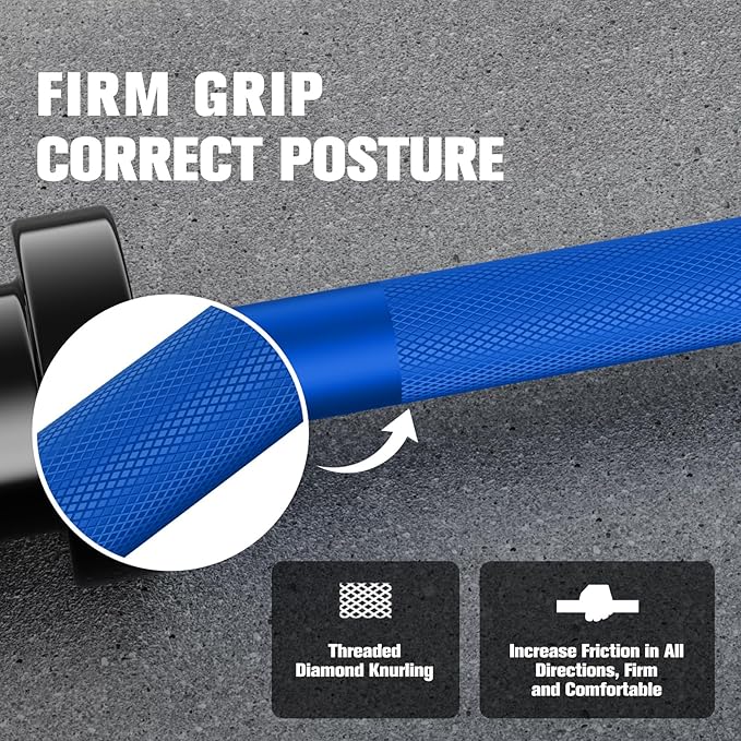 RITFIT Olympic Barbell 4ft/6ft - 2 Inch Weight Bar for Strength Training, Weightlifting, Squat, Deadlift, Bench Press, Curl, Overhead Press - 350lbs/500lbs Capacity
