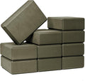 Hello Fit 3" Yoga Block, 10 Pack Bulk EVA Foam Yoga Blocks, Firm and Supportive Yoga Brick, Balance Foam for Stretching, Pilates, and Workout, 3" x 6" x 9"