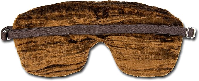 Handmade Weighted Sleep Eye Mask Yoga Pillow - Flax Seed Fill - Lavender Scented - Dark Turquoise - TEMFL-DT