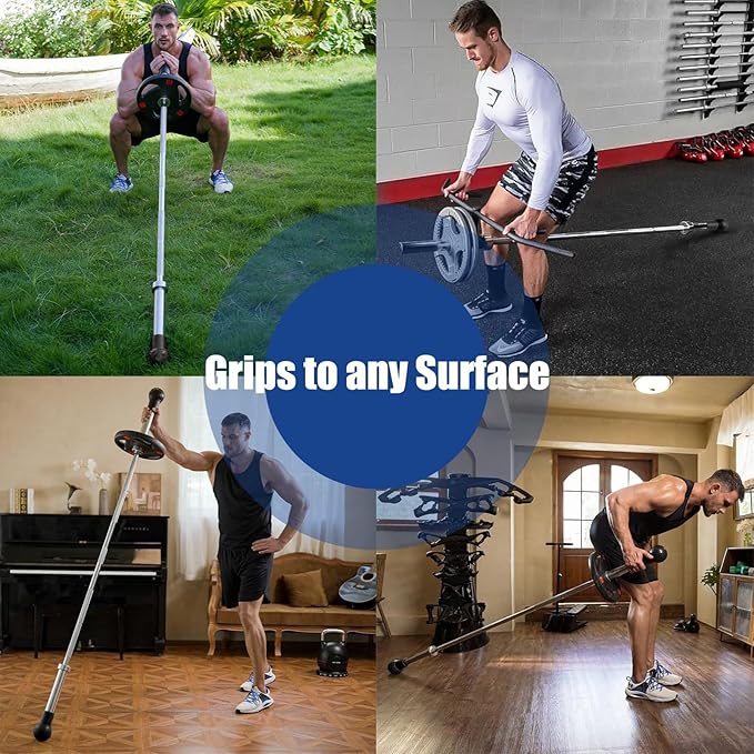 Portable Barbell Landmine Attachments Fitness Landmine Base For Homes Gym Strength Training with Nonslip Rubber Base
