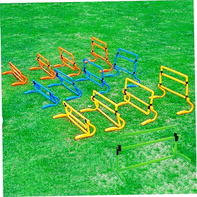 Mipcase Detachable Agility Hurdles for Soccer Training Fitness Equipment for Speed and Jumping Exercises Use Knee Lift Core Strength Green