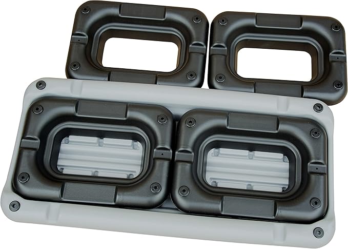 28.5" Original Aerobics Step Height Adjustable 4" - 6" - 8" Fitness & Exercise Step Platform with 4 Risers