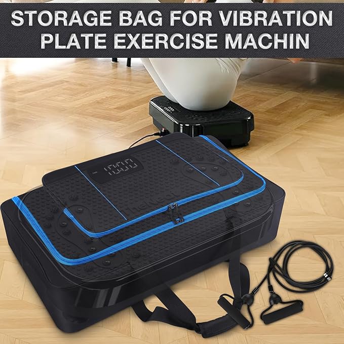 Carrying Bag Compatible with LifePro Vibrating Plate Exercise Machine Portable Storage Bag for AXV Vibration Fitness Platform,Vibration Plate Machine Carry Bag Fitness Equipment Accessories(Case Only)