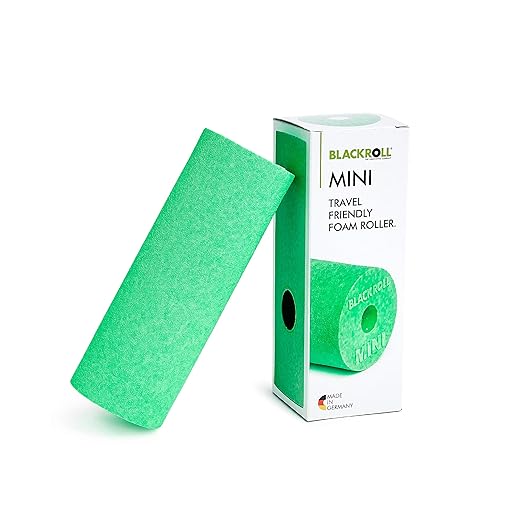 BLACKROLL - Mini Foam Roller, Massage Tool for Feet, Hands, and Arms, Ideal for Travel Size and Targeted Myofascial Release, for Exercise, Massage, and Muscle Recovery, 6" x 2", Green